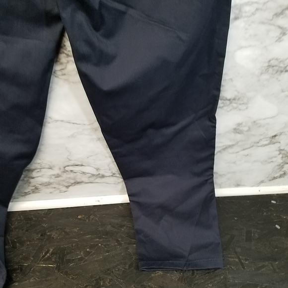 Zara Man Blue Loose Fit Trouser Pants W Belt 29 - Picture 2 of 6